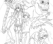 Coloriage et dessins gratuit Manga Death Note  à imprimer