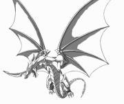 Coloriage et dessins gratuit Dragon d'acier à imprimer