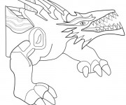 Coloriage et dessins gratuit Invizimals Rock Dragon en ligne à imprimer