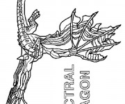 Coloriage et dessins gratuit Invizimals Spectral Dragon à imprimer