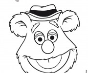 Coloriage et dessins gratuit Les Muppets Bobo l'ours à imprimer