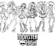 Coloriage Monster High à télécharger