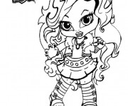 Coloriage Monster High Clawdeen baby