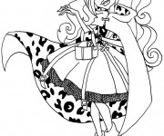 Coloriage Monster High Clawdeen princesse