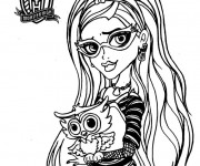 Coloriage Monster High Ghoulia