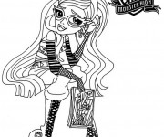 Coloriage Monster High Ghoulia Yelps