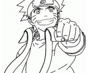 Coloriage et dessins gratuit Naruto shippuden à imprimer