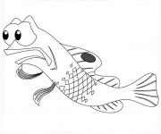 Coloriage Nemo Gargouille