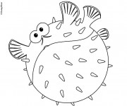 Coloriage et dessins gratuit Nemo poisson à imprimer