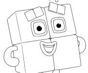Coloriage Numberblocks 4 ps