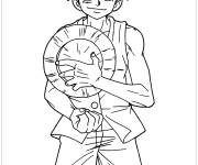 Coloriage  Luffy Simple