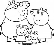 Coloriage et dessins gratuit Peppa Pig 8 à imprimer