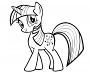 Coloriage et dessins gratuit Twilight Sparkle de Mon petit poney à imprimer