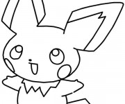 Coloriage et dessins gratuit Pikachu 15 à imprimer