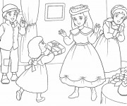 Coloriage et dessins gratuit Princesse Sarah 3 à imprimer