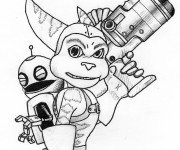 Coloriage et dessins gratuit Ratchet et Clank 5 à imprimer