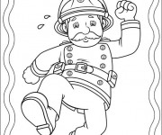 Coloriage Sam le Pompier 16