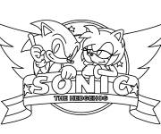 Coloriage Affiche de Sonic le hérisson 2