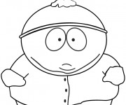 Coloriage et dessins gratuit Eric de South Park déçu à imprimer