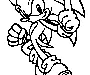 Coloriage Super Sonic 17