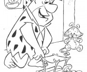 Coloriage et dessins gratuit The Flintstones 11 à imprimer