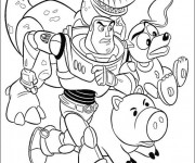 Coloriage et dessins gratuit Toy Story personnages en ligne à imprimer