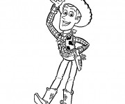 Coloriage Toy Story Woody en couleur
