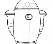 Coloriage et dessins gratuit Dessin GO-4 Robot à imprimer