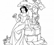 Coloriage Blanche Neige 74