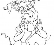 Coloriage et dessins gratuit Tête de princesse à imprimer