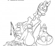 Coloriage Club Penguin à colorier