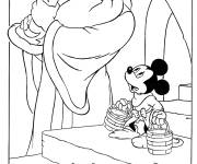Coloriage Mickey Mouse et le sorcier de Fantasia