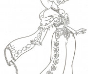 Coloriage et dessins gratuit La ravissante Jasmine à imprimer
