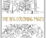 Coloriage et dessins gratuit Les aventures du  bon gros géant à imprimer