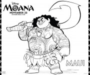 Coloriage et dessins gratuit Moana Viana 13 à imprimer