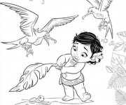Coloriage et dessins gratuit Viana bébé à imprimer