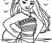 Coloriage et dessins gratuit Viana la princesse à imprimer