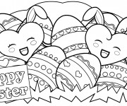 Coloriage et dessins gratuit Pâques maternelle à imprimer