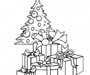Coloriage et dessins gratuit Cadeaux Pour Le Noel à imprimer