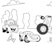 Coloriage et dessins gratuit Cars Flash disney à imprimer