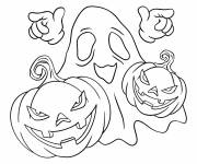 Coloriage Fantômes Halloween