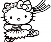 Coloriage Hello Kitty vecteur