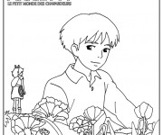 Coloriage et dessins gratuit Arrietty Le Petit Monde des Charpadeurs à imprimer