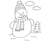 Coloriage Hiver Neige 30