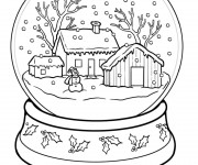 Coloriage Hiver Neige 36