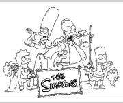 Coloriage Les Simpsons à télécharger