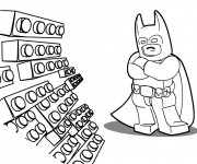 Coloriage et dessins gratuit Lego Batman maternelle à imprimer