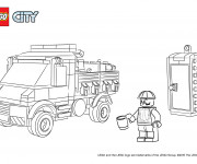 Coloriage Lego City facile