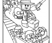 Coloriage et dessins gratuit Lego City Indiana Jones à imprimer