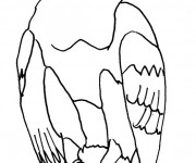 Coloriage et dessins gratuit Un Aigle stylisé à imprimer